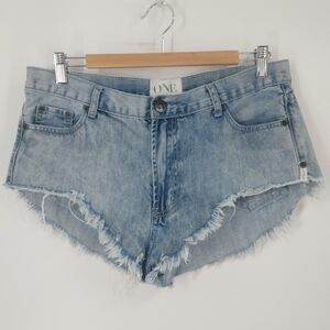 One Teaspoon Rollers Denim Shorts